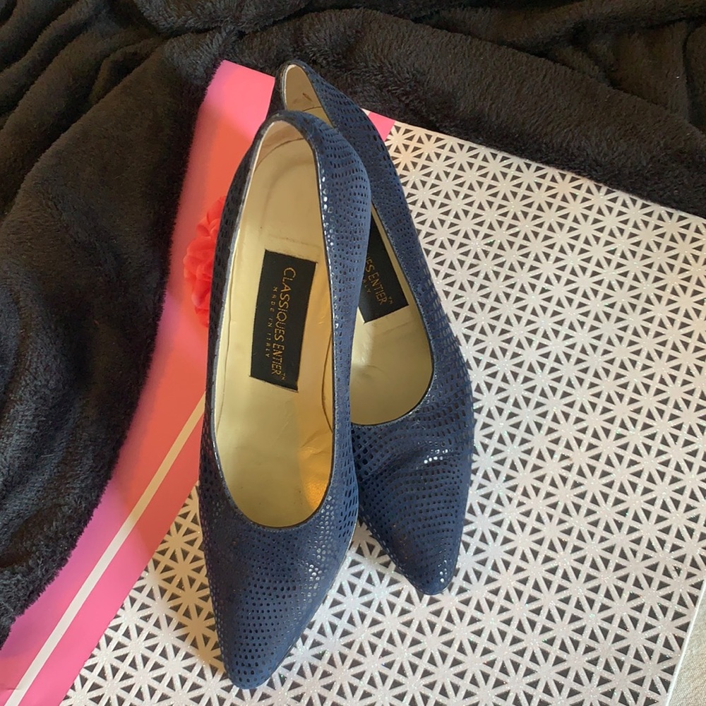 Classifies Entier Blue Patterned Shoes - image 1